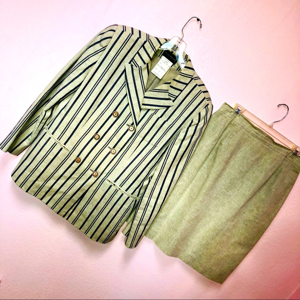 Vintage Harve Bernard Double Breasted Suit
